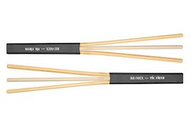 VIC FIRTH - RM4 REMIX BRUSH BIRCH RATTAN